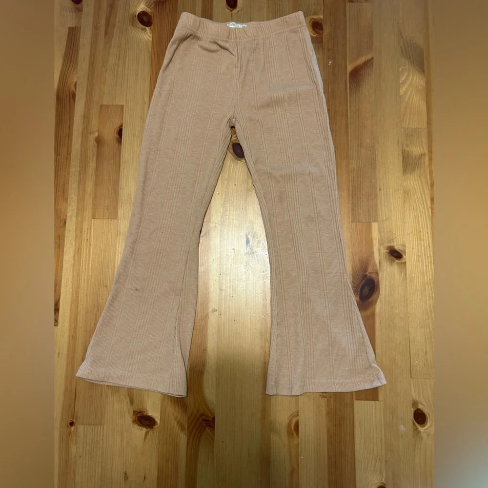 Black Ribbed Pants - Picture 3 of 4